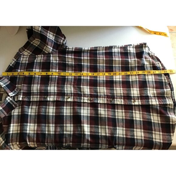 GOODIELLOW- MEN CHECKED 100% COTTON FLANNEL SHIRT SIZE MEDIUM - Picture 6 of 6